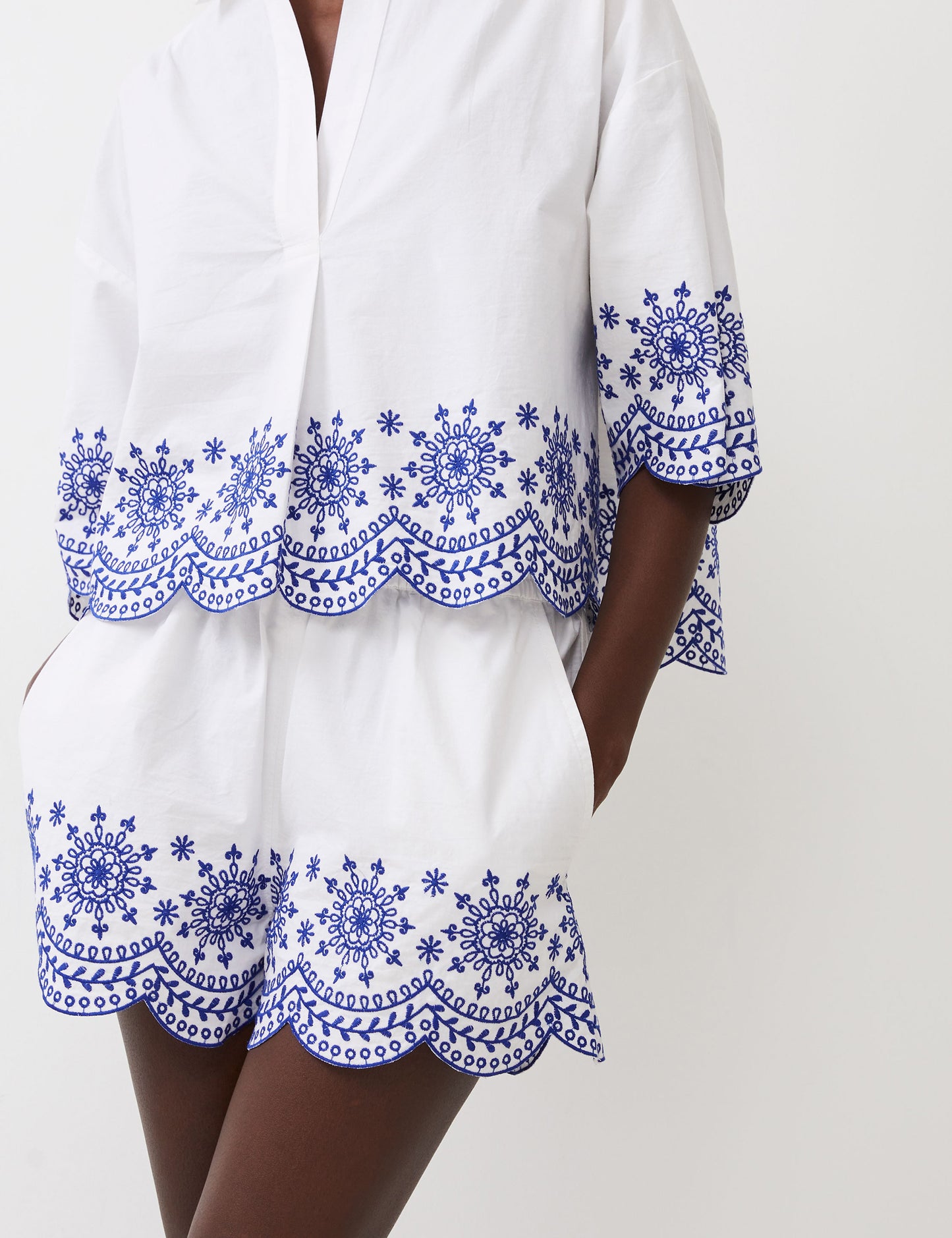 French Connection Alissa Embroidered Short