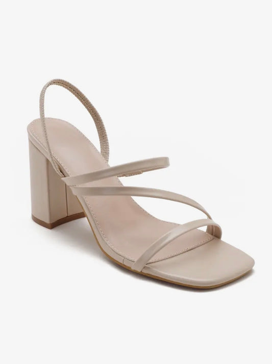 Isla Heel in Beige