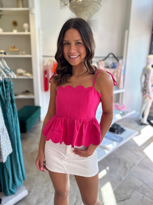 Sherri Scallop Tank