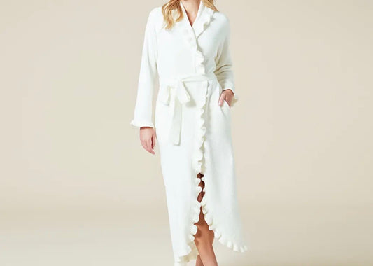 Softies Soft Chenille Wrap Robe in Cloud