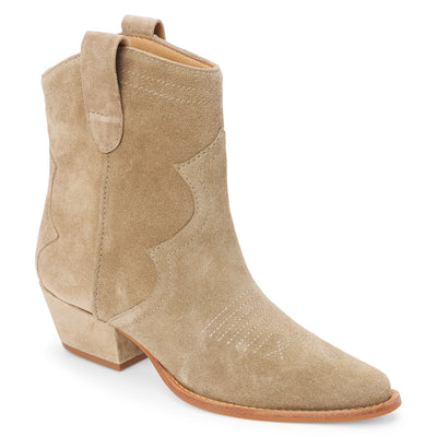Matisse Arlo Ankle Boot in Taupe Suede