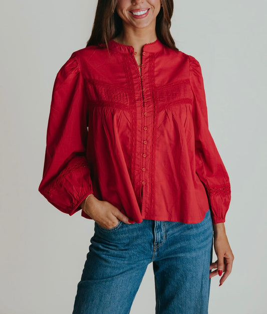 La Roque Clay Top in Red