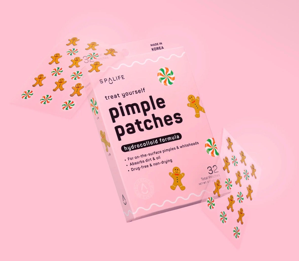 My Spa Life Christmas Holiday Treats Pimple Patches