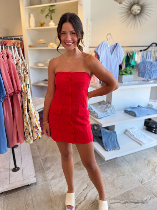 Fayette Strapless Dress