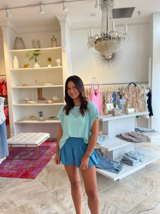 FP Movement Get Your Flirt On Short in Celestial Blue