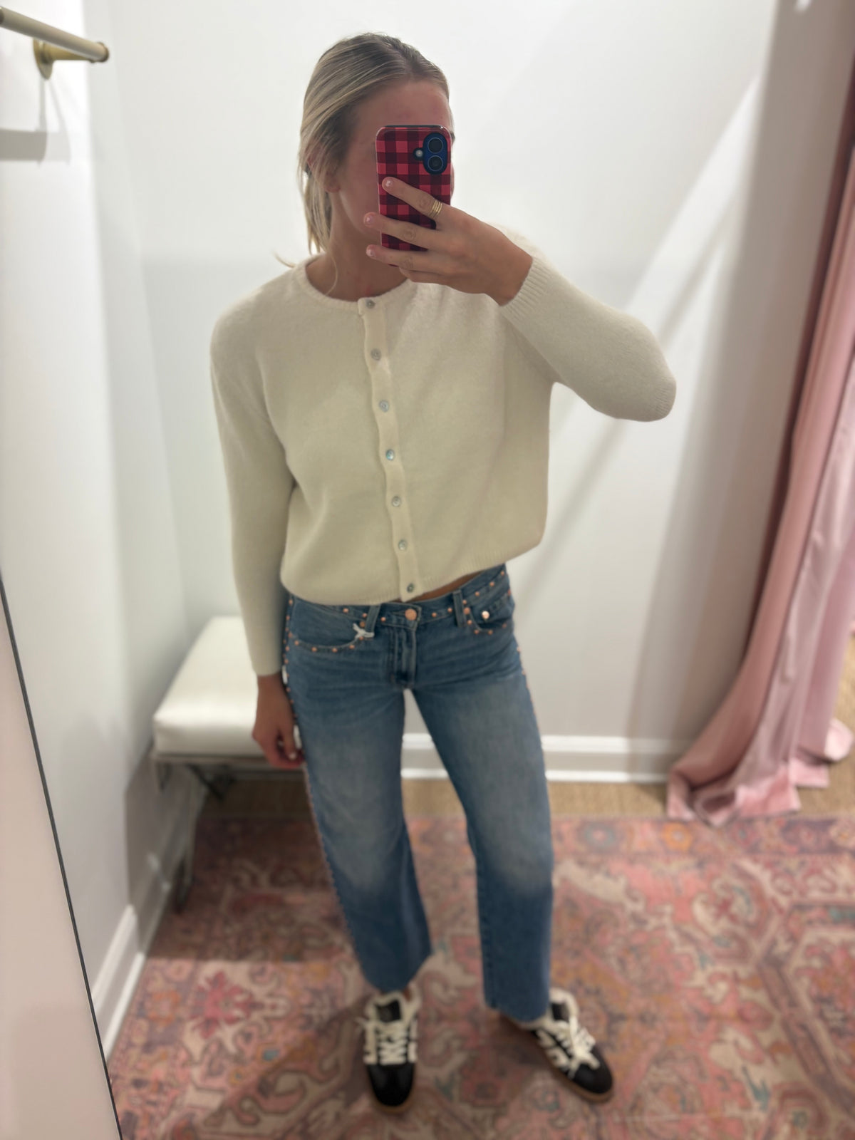 Graham Cardigan in Ecru