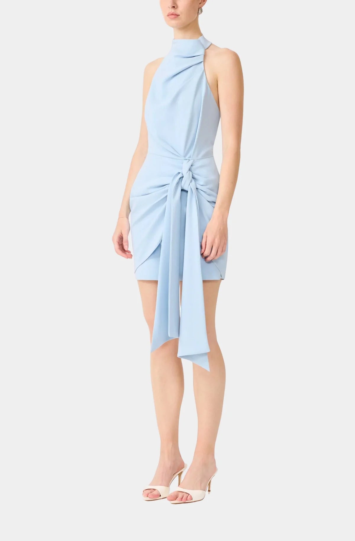 Elliatt Anaya Halter Mini Dress in Blue