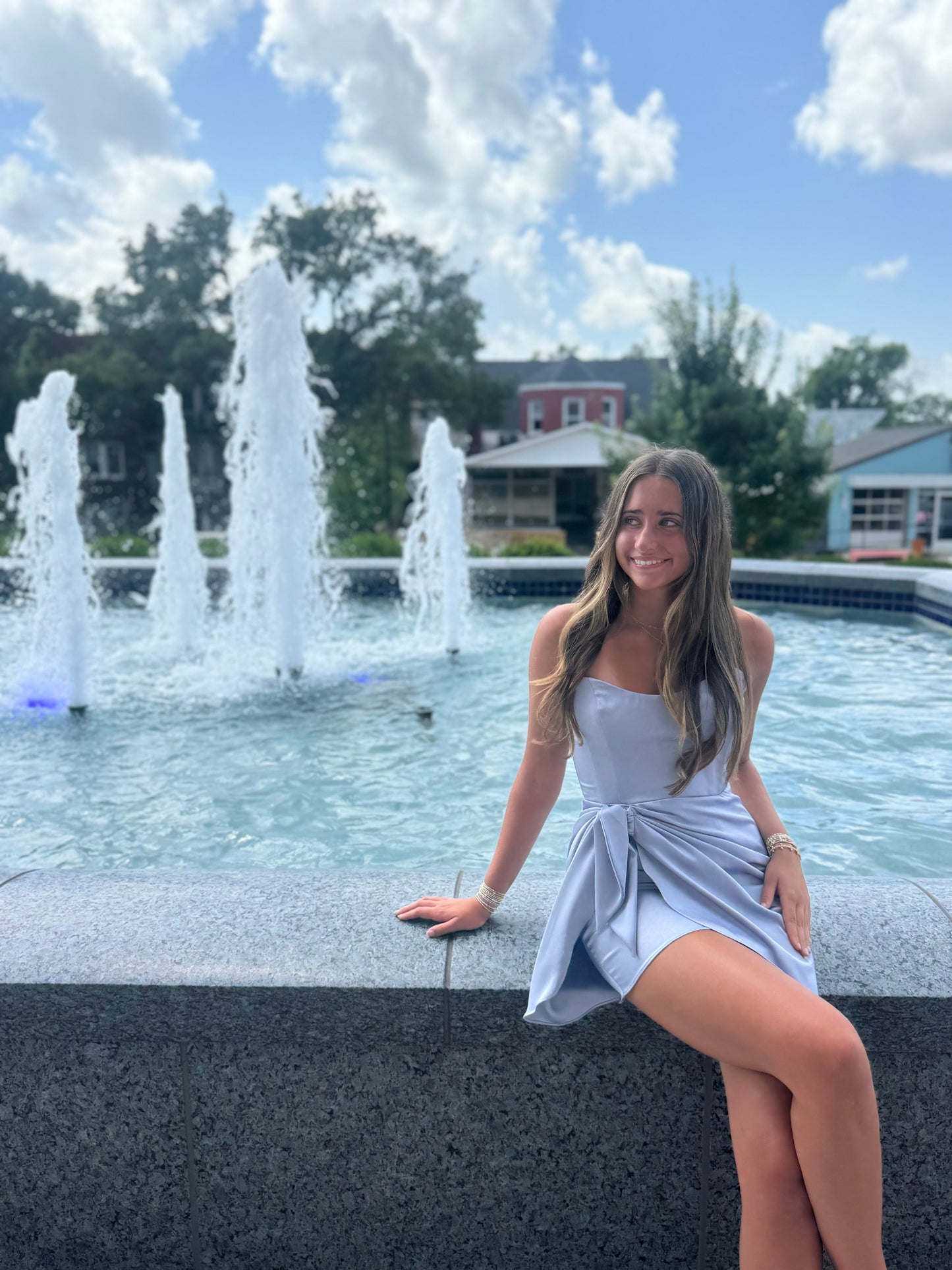 Katie May Electra Dress in Periwinkle