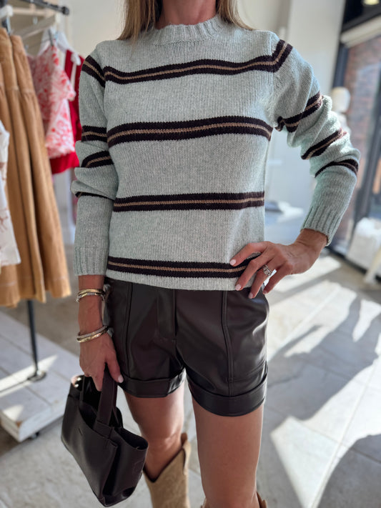 Line & Dot Dax Stripe Sweater