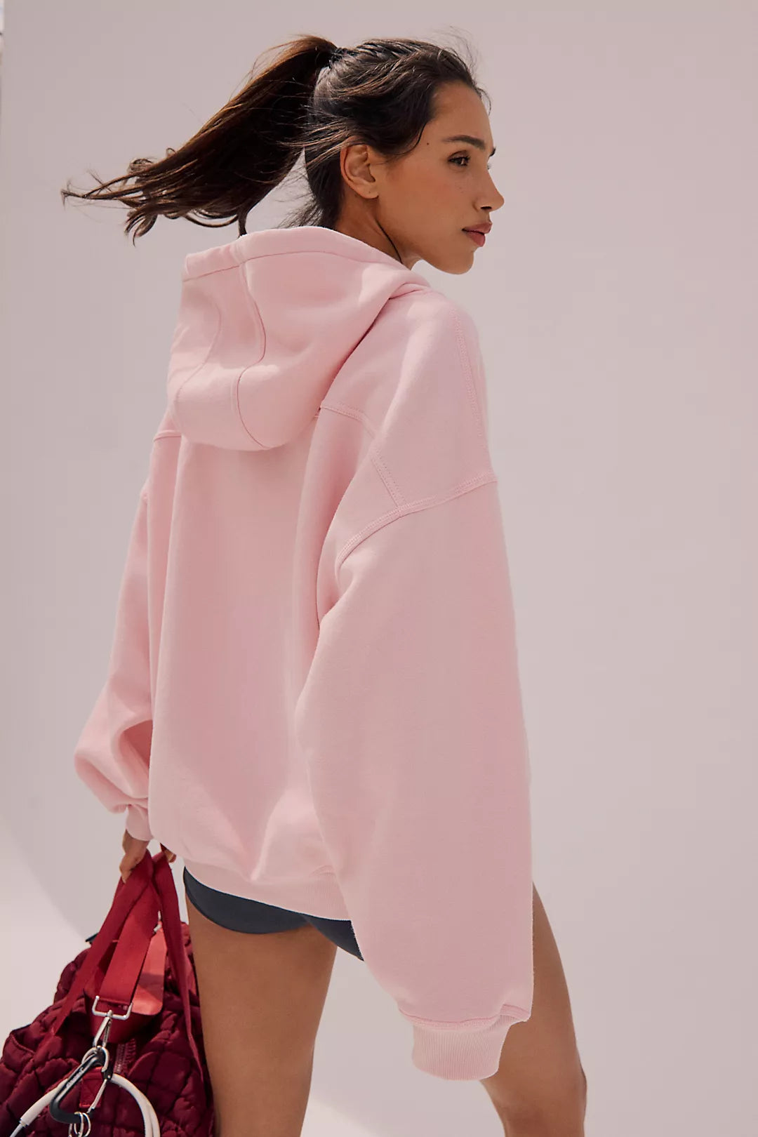 FP Movement Final Call Zip Up in Pinky Fuchsia