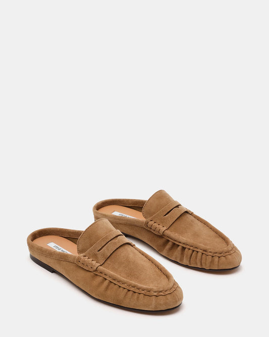 Steve Madden Rafe Suede Slide in Taupe