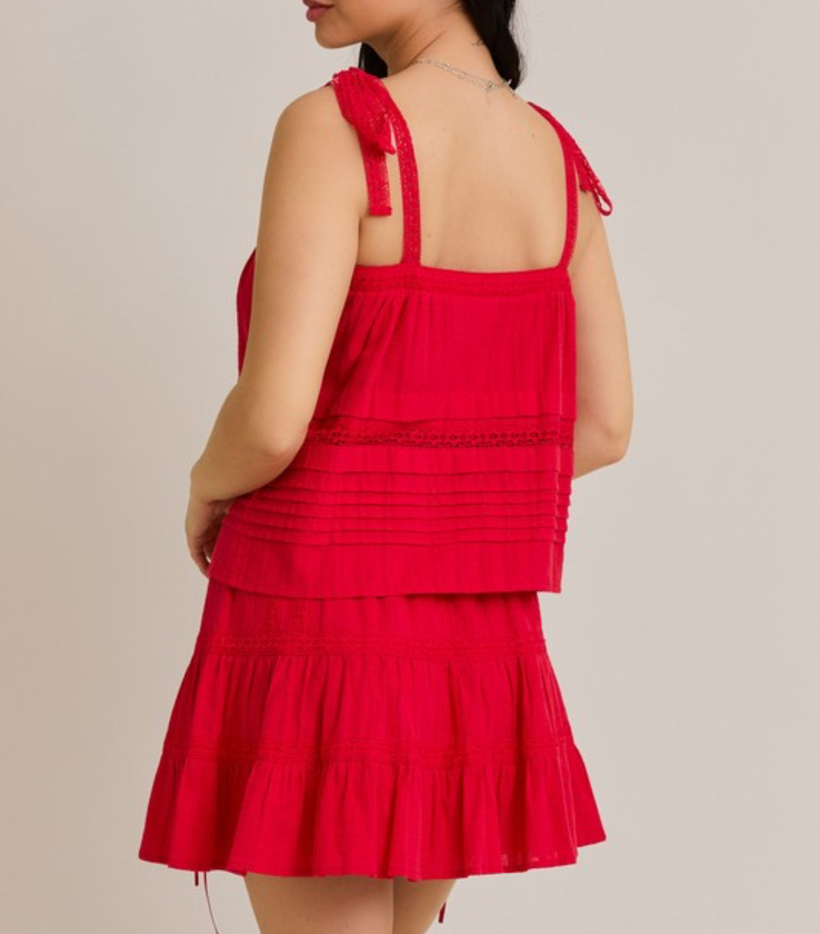 Charlotte Sleeveless Top and Skirt Set