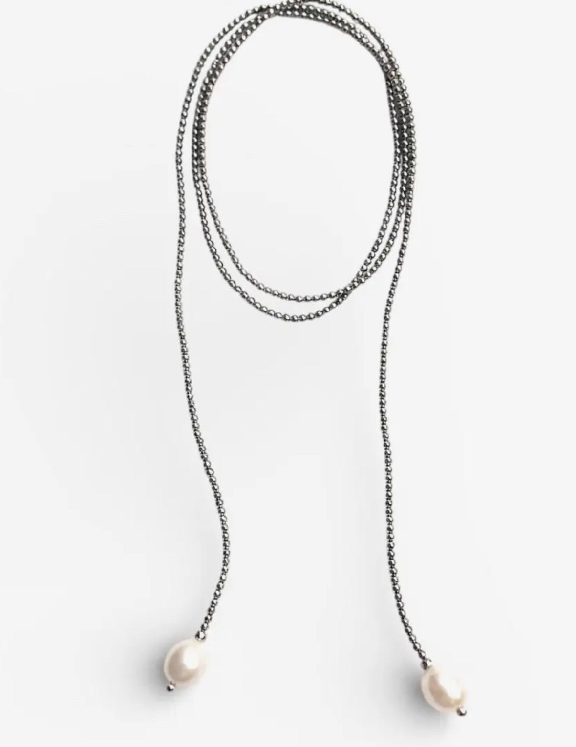Nora James Wrenley Lariat Necklace in Bronze