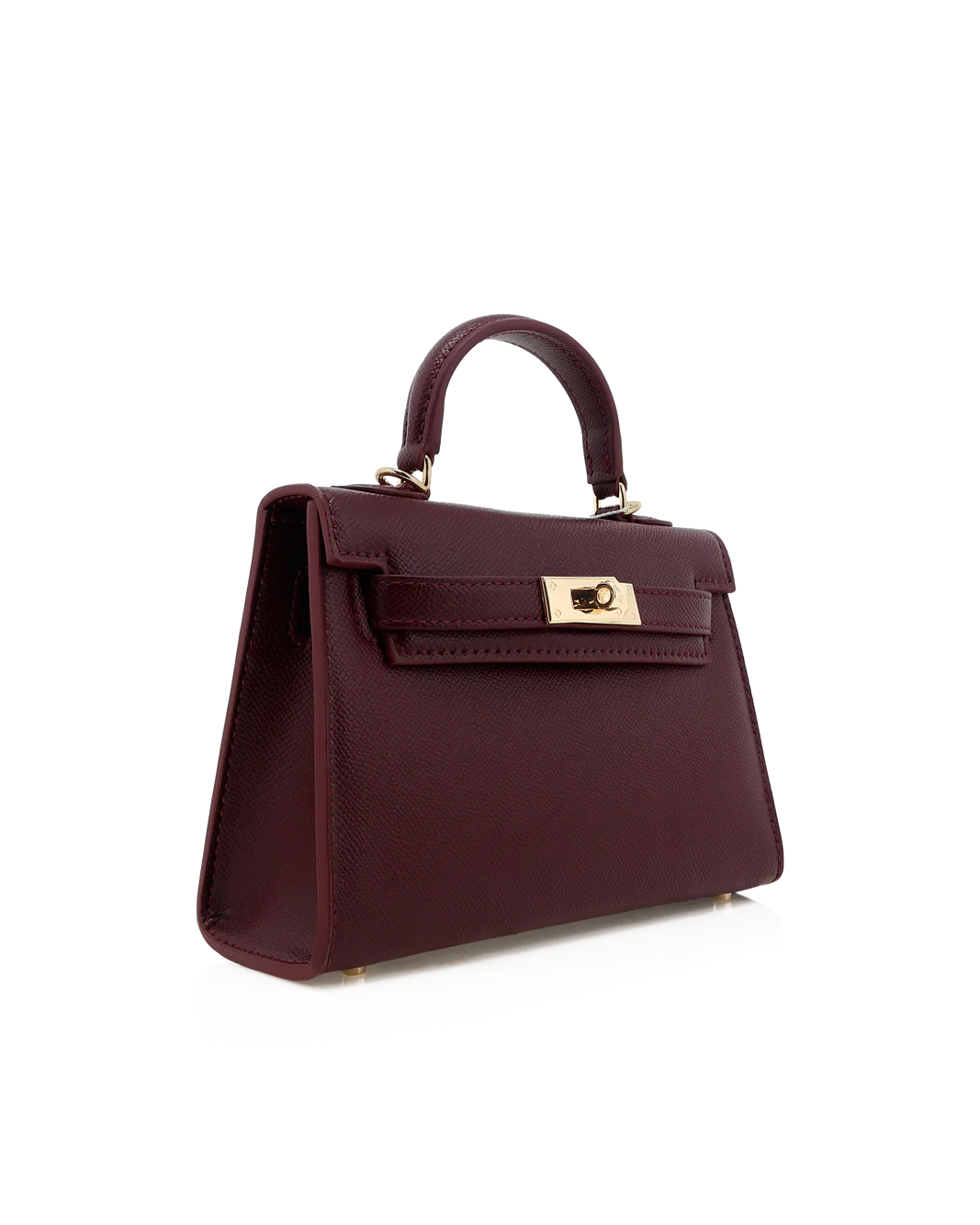 Billini Hariette Handle Bag in Bordeaux Saffiano