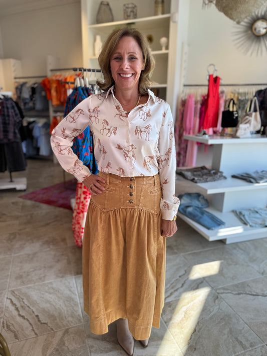 Riggins Button Down Blouse