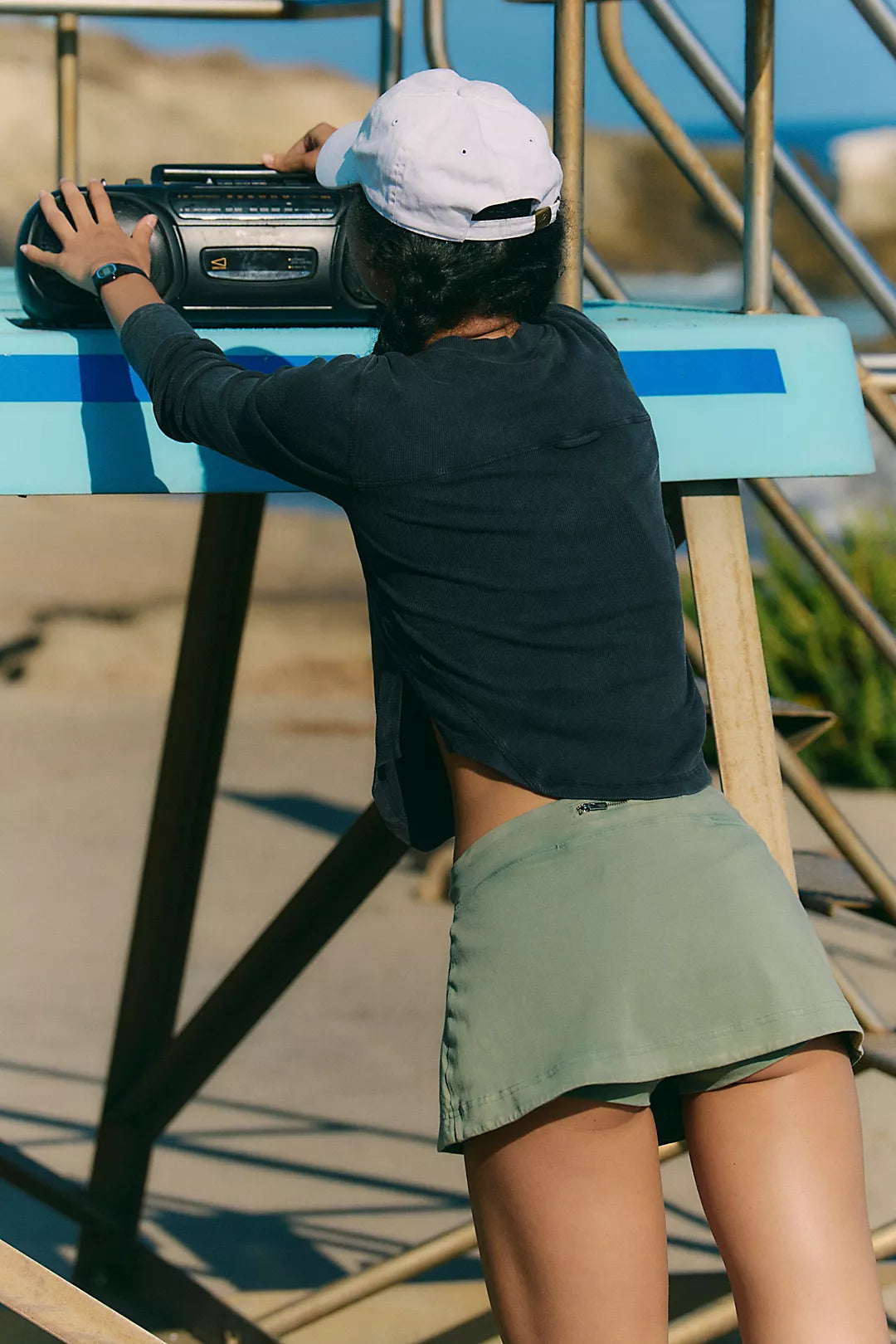 FP Movement Hot Shot Mini Skort in Terrain