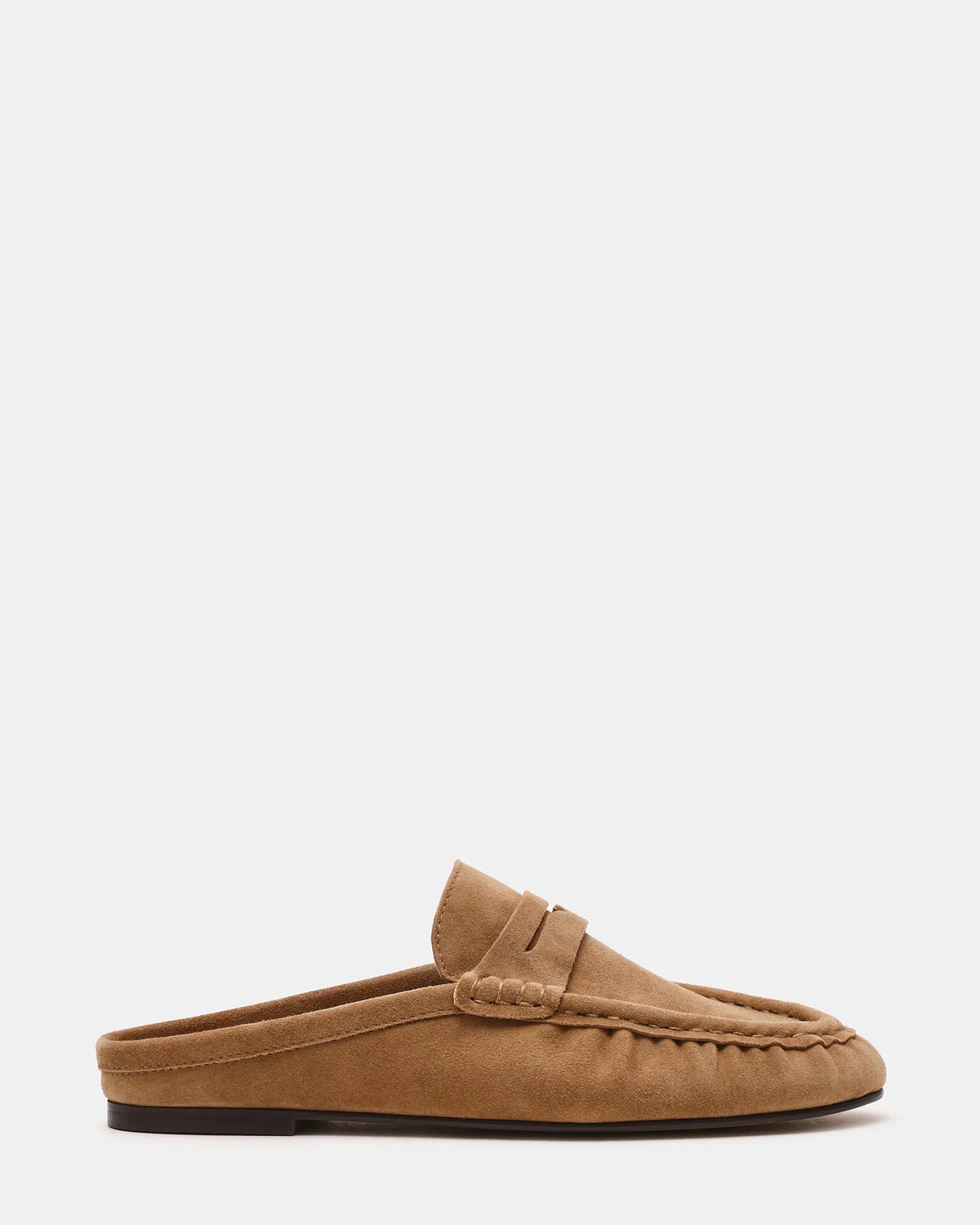 Steve Madden Rafe Suede Slide in Taupe