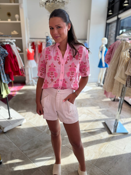 Saley Embroidered Top