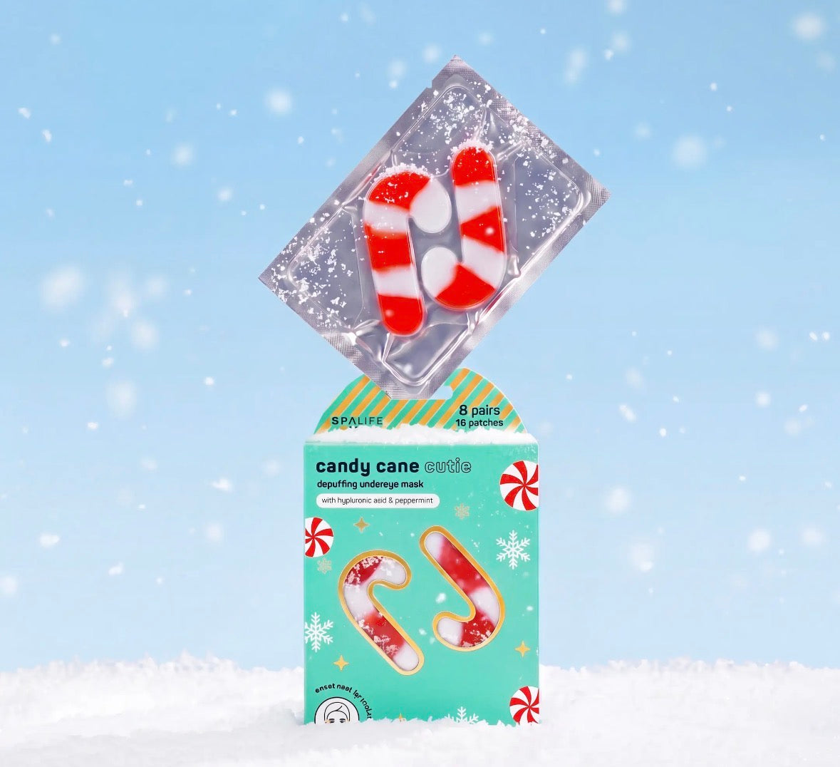 My Spa Life Christmas Candy Cane Undereye Patches
