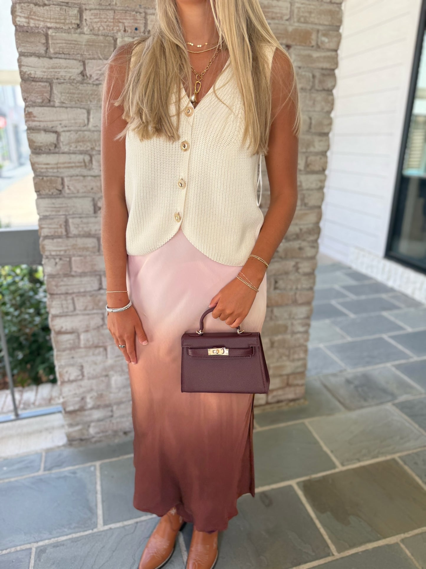 YFB Perrin Layered Midi Skirt