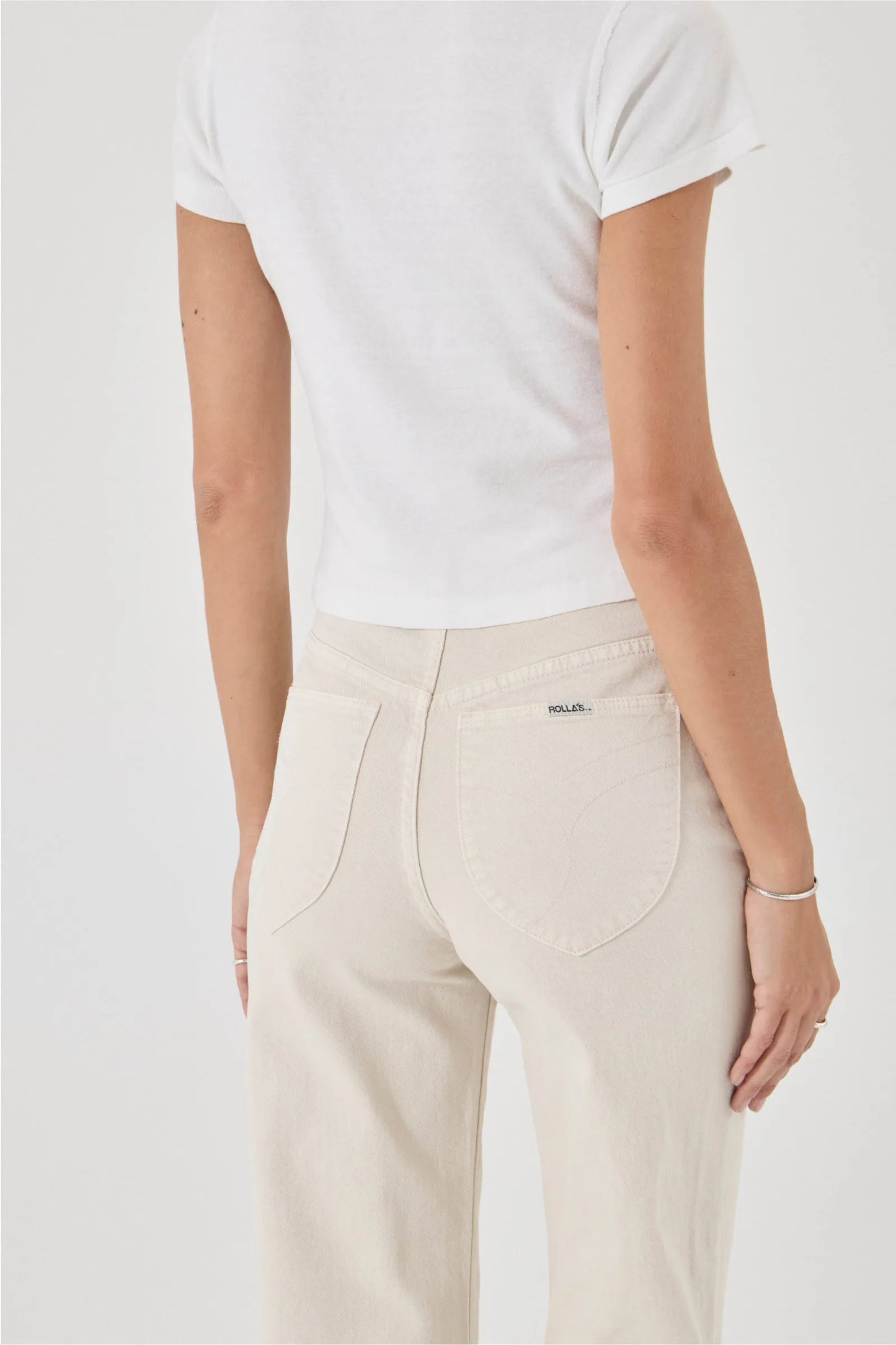 Rolla’s Sailor Comfort Jean in Off White