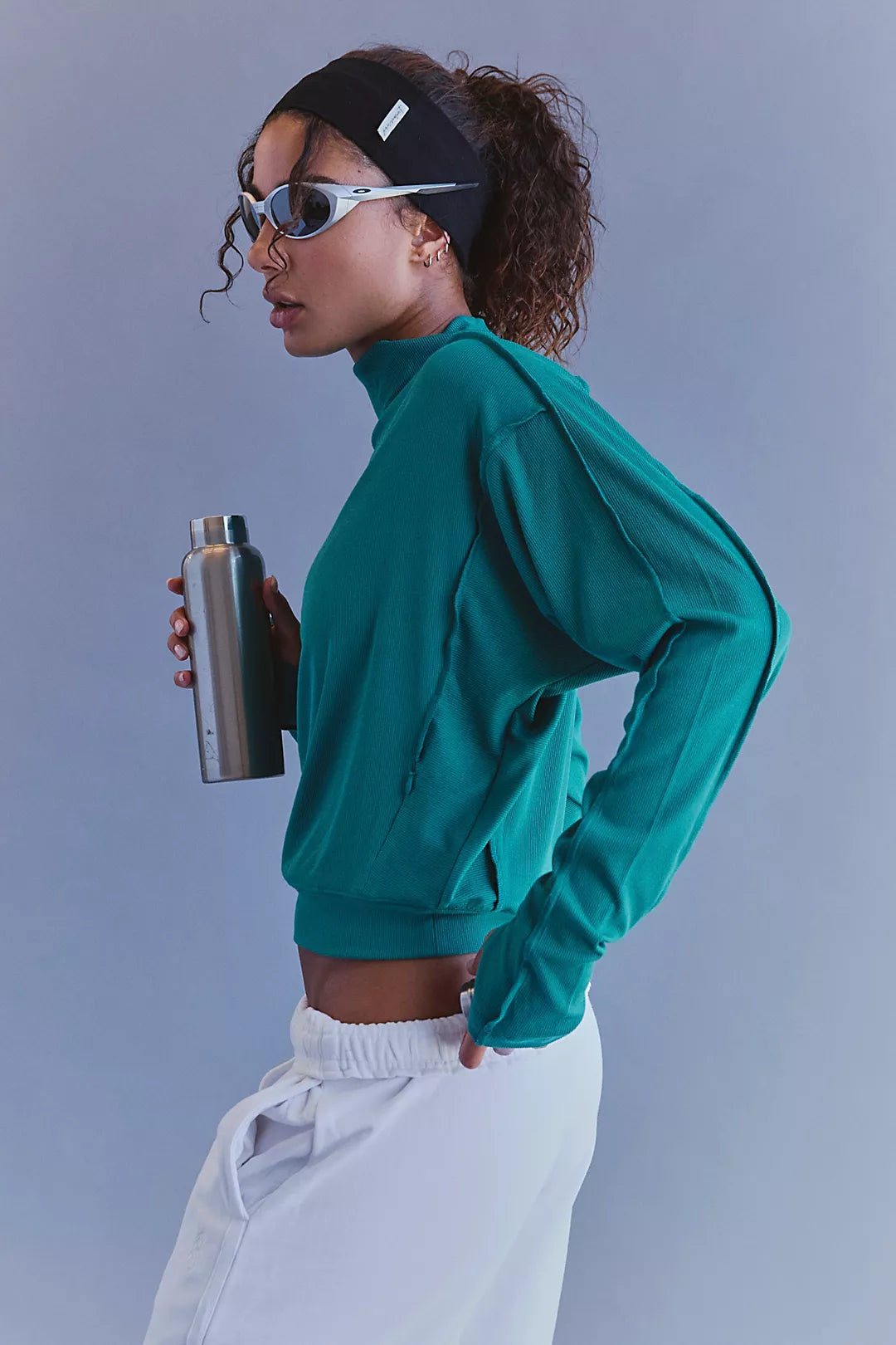 FP Movement Love To Move Longsleeve in Green Frost