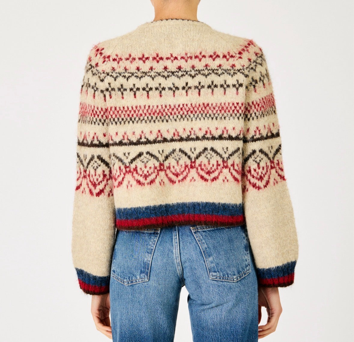 Line & Dot Pax Fairisle Sweater in Multi