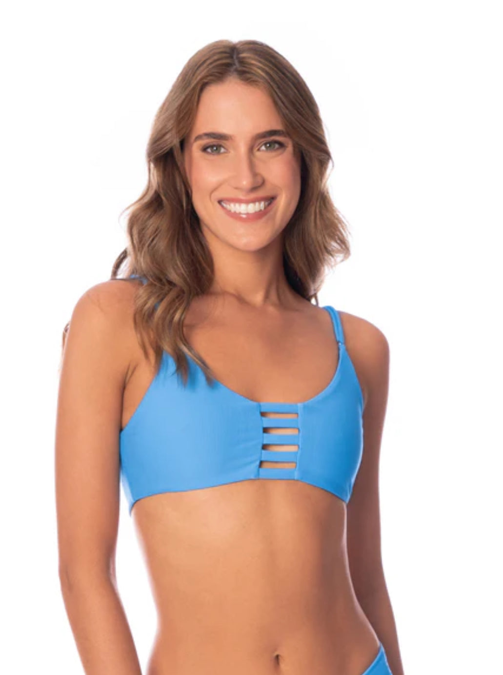 Maaji Stone Blue Praia Bikini Top