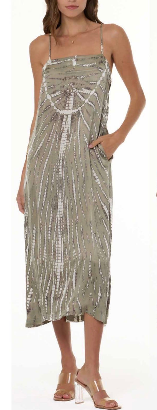 YFB Kahana Slip Dress in Desert Sage Nexus Wash