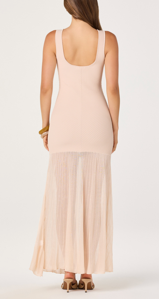 ASTR Glena Dress in Nude