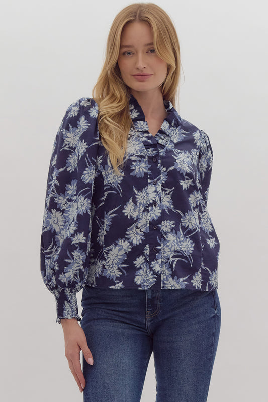 Nora Floral Blouse