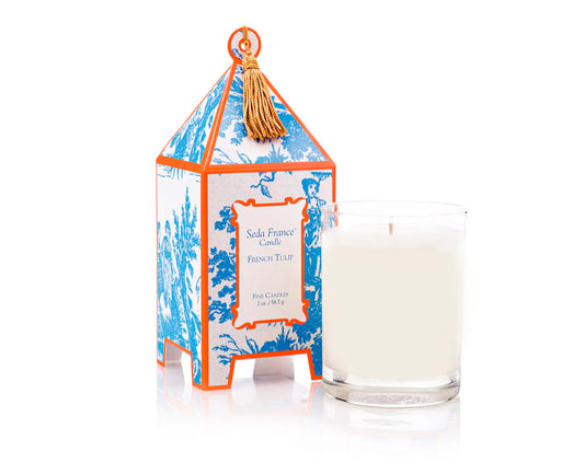 Seda France Classic Toile Mini Pagoda Box Candle