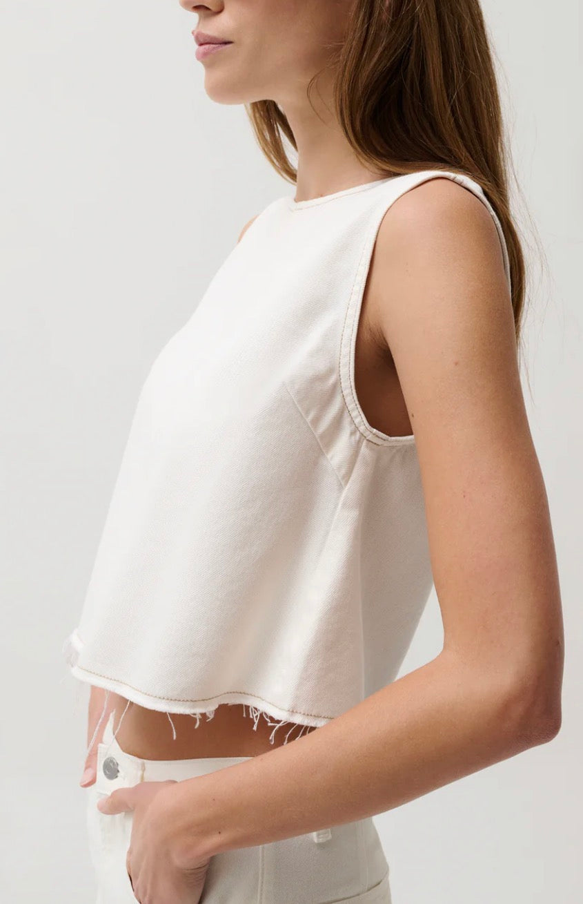 Pistola Rue Swing Top in Off White