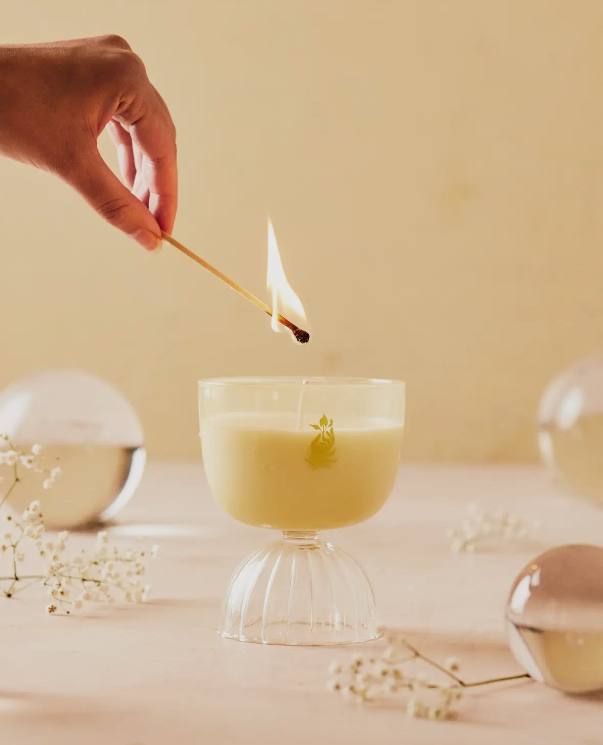 Rewined Coupe Champagne Candle 7 Oz