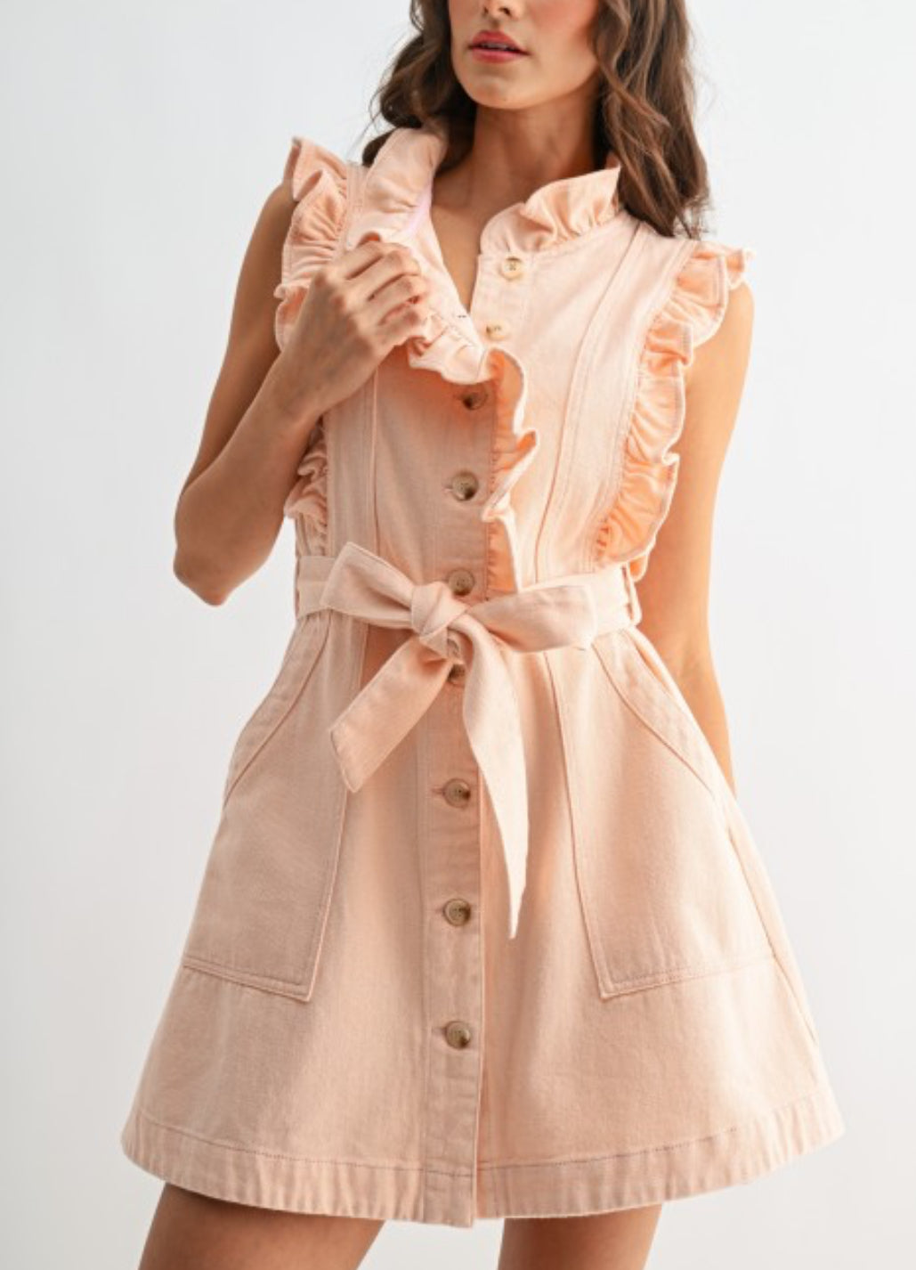 Wirtz Sleeveless Denim Dress