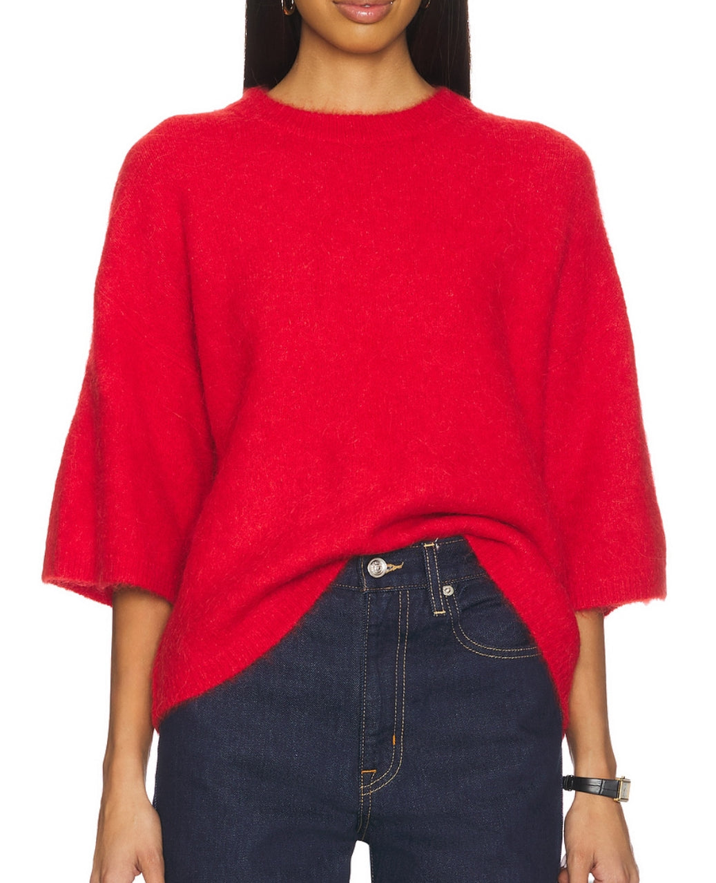 Pistola Micah Sweater in Ruby