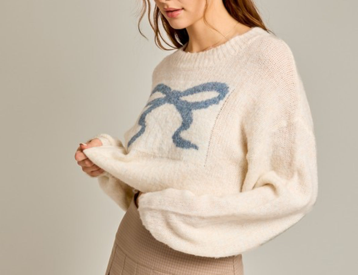 Duffy Bow Sweater