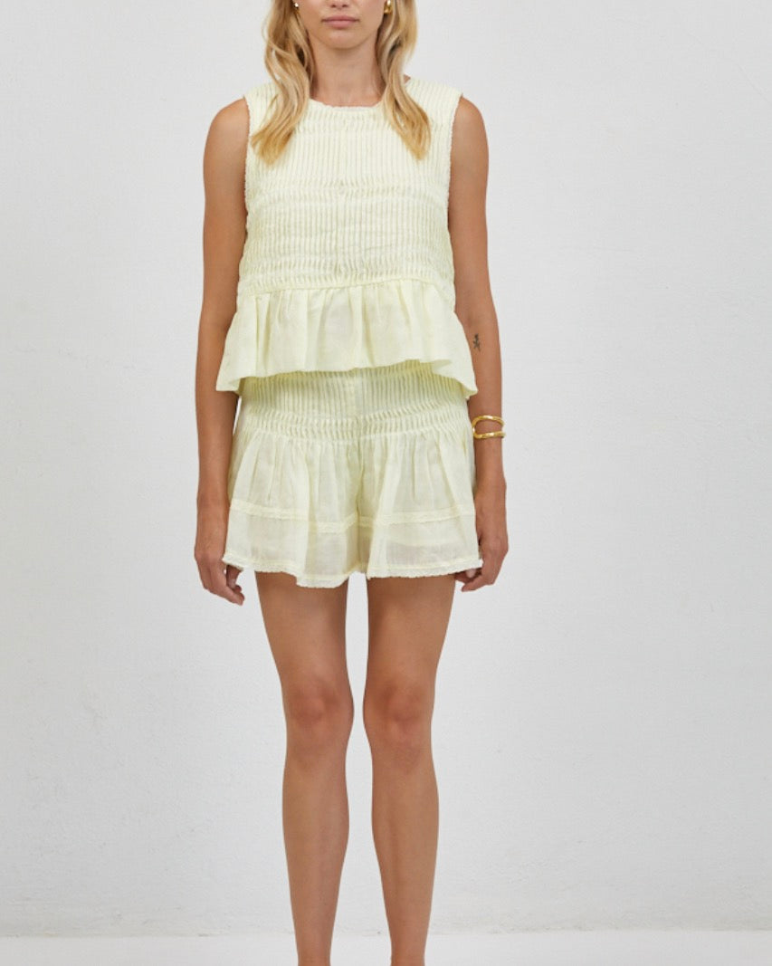 A.Ren Phoebe Sleeveless Top in Pineapple
