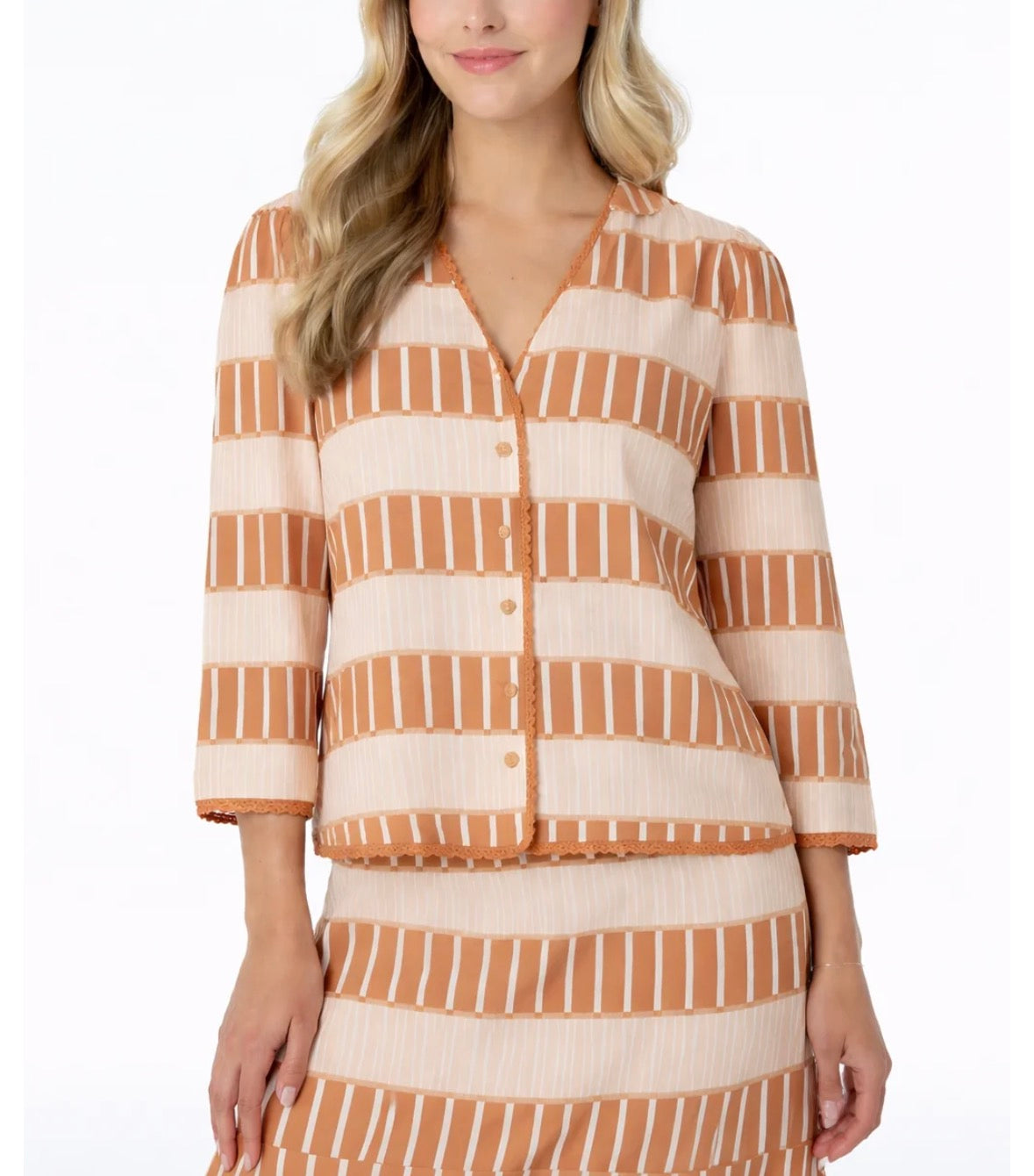 Briton Court Esther Top in Tan