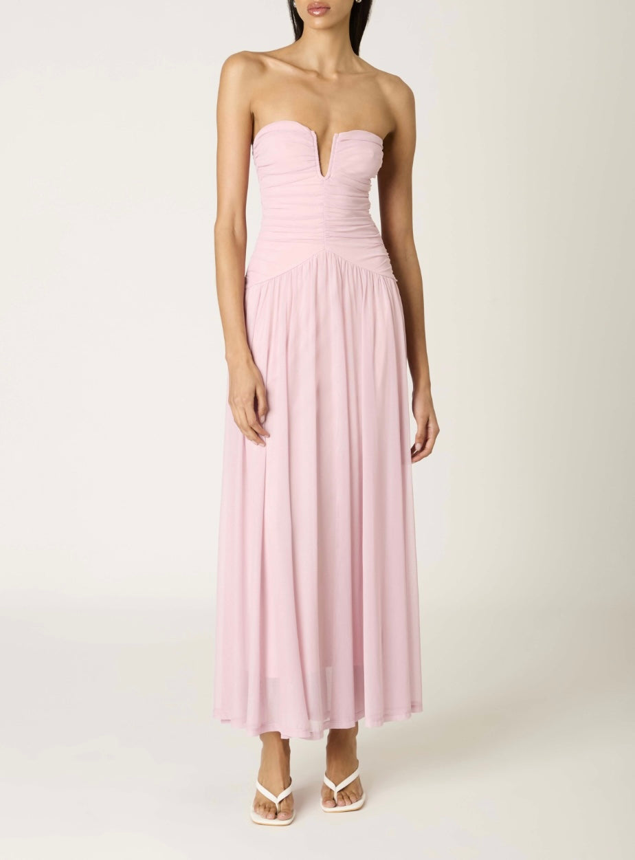 Nia Beverly Dress in Cameo Pink