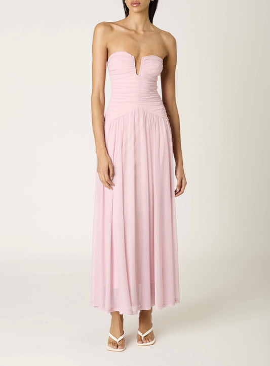 Nia Beverly Dress in Cameo Pink