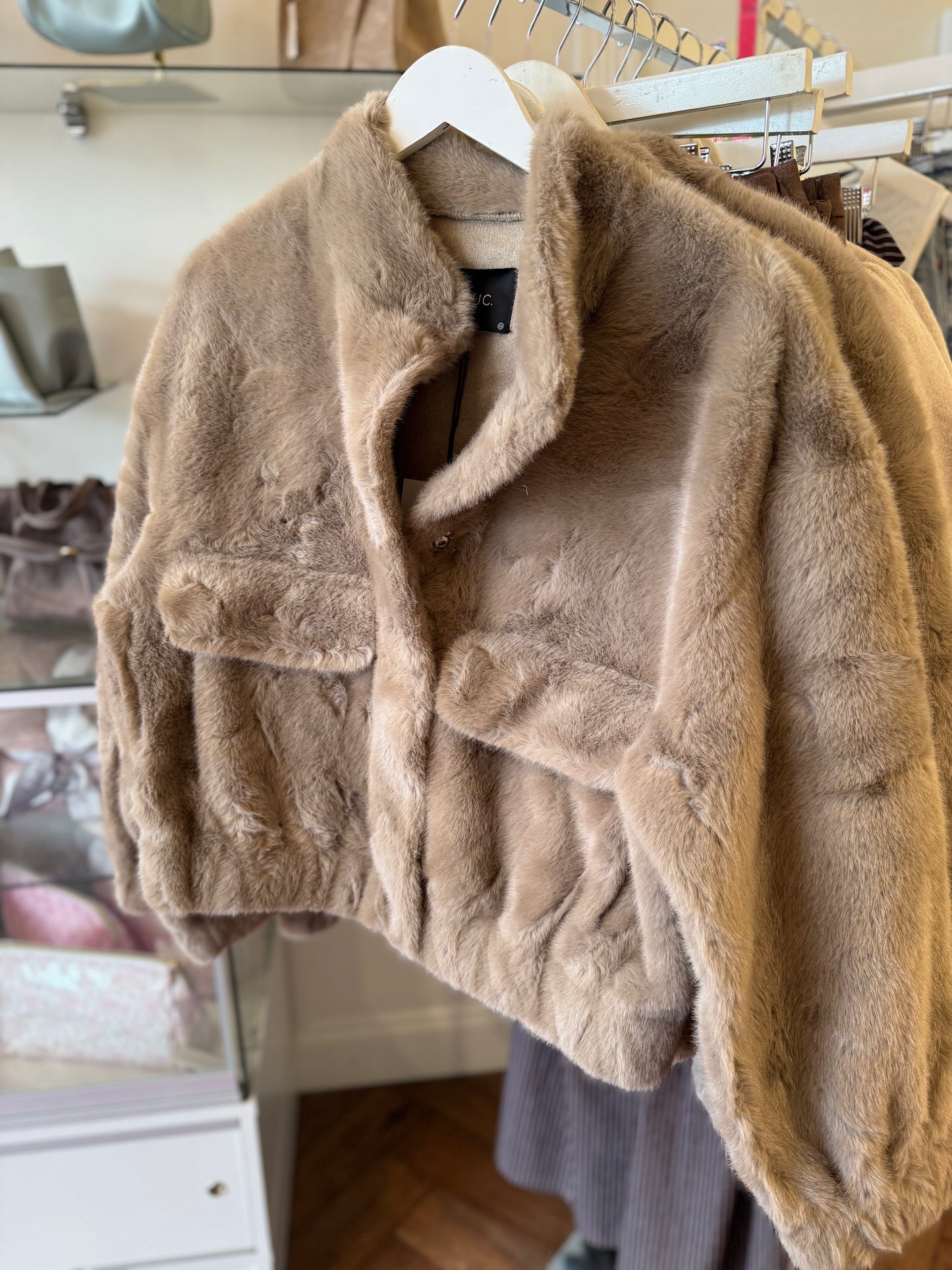 Deluc Badet Faux Fur Jacket in Mink