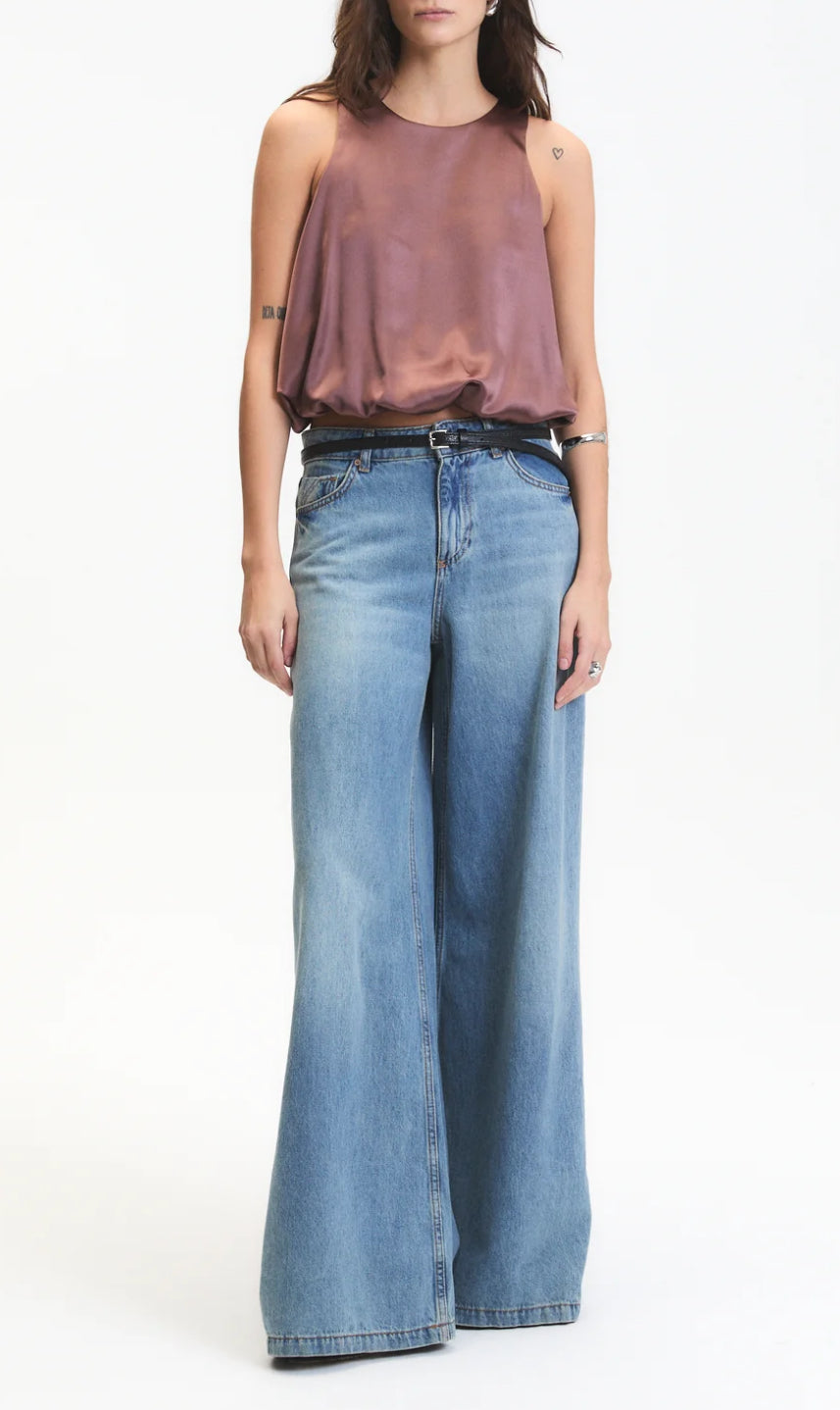 Deluc Leonard Top in Taupe