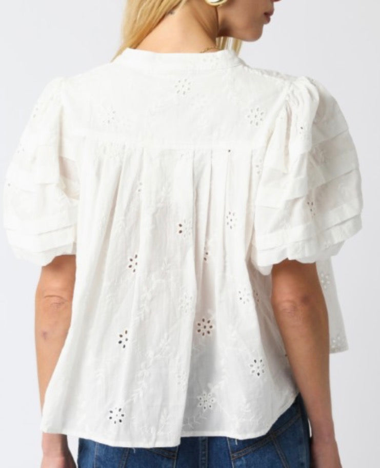 Tessa Blouse in White