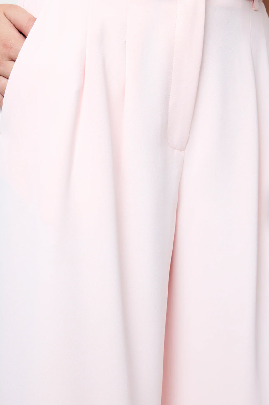 French Connection Harrie Sutting Trouser in Soft Blush