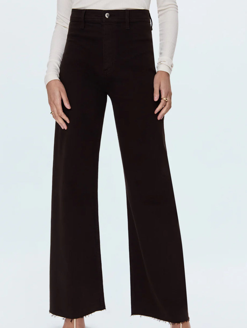 Pistola Penny High Rise Wide Leg Jean in Mocha