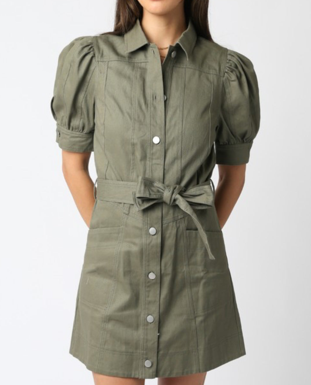 Alissa Button Up Dress