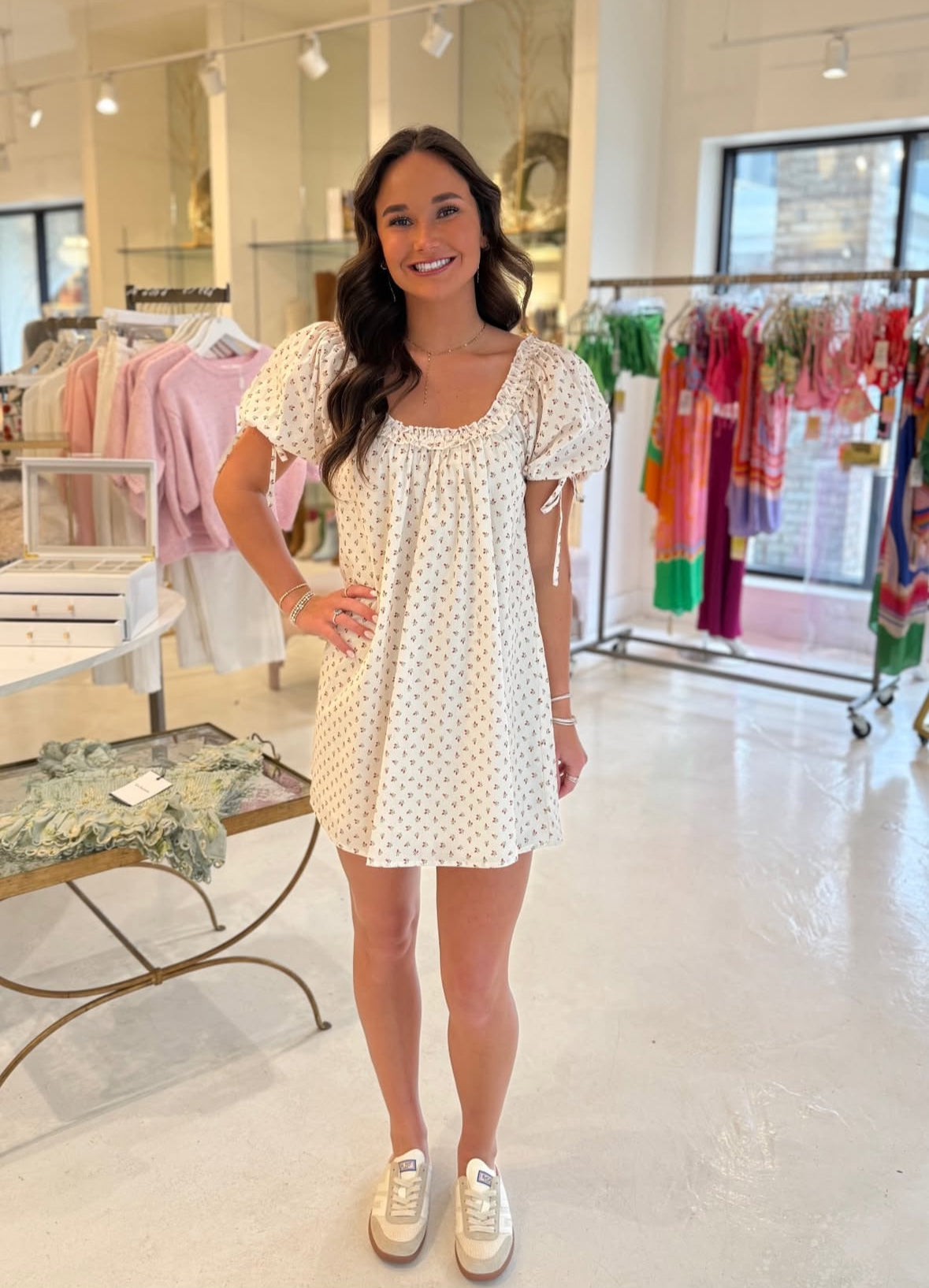 Daisy Scoop Neck Dress