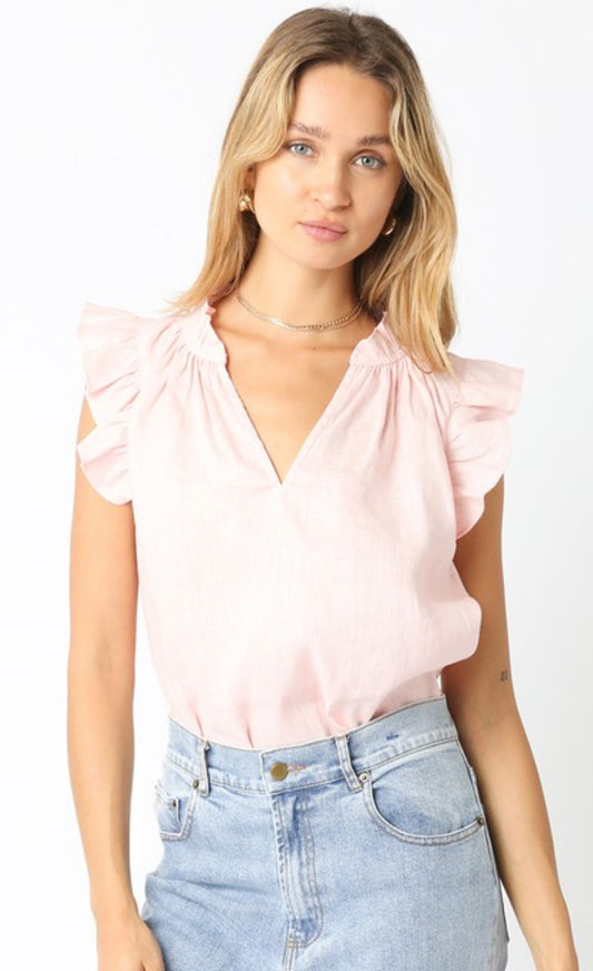 Heidi Linen Top