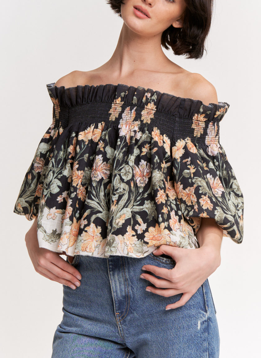 En Saison Iris Trapeze Blouse
